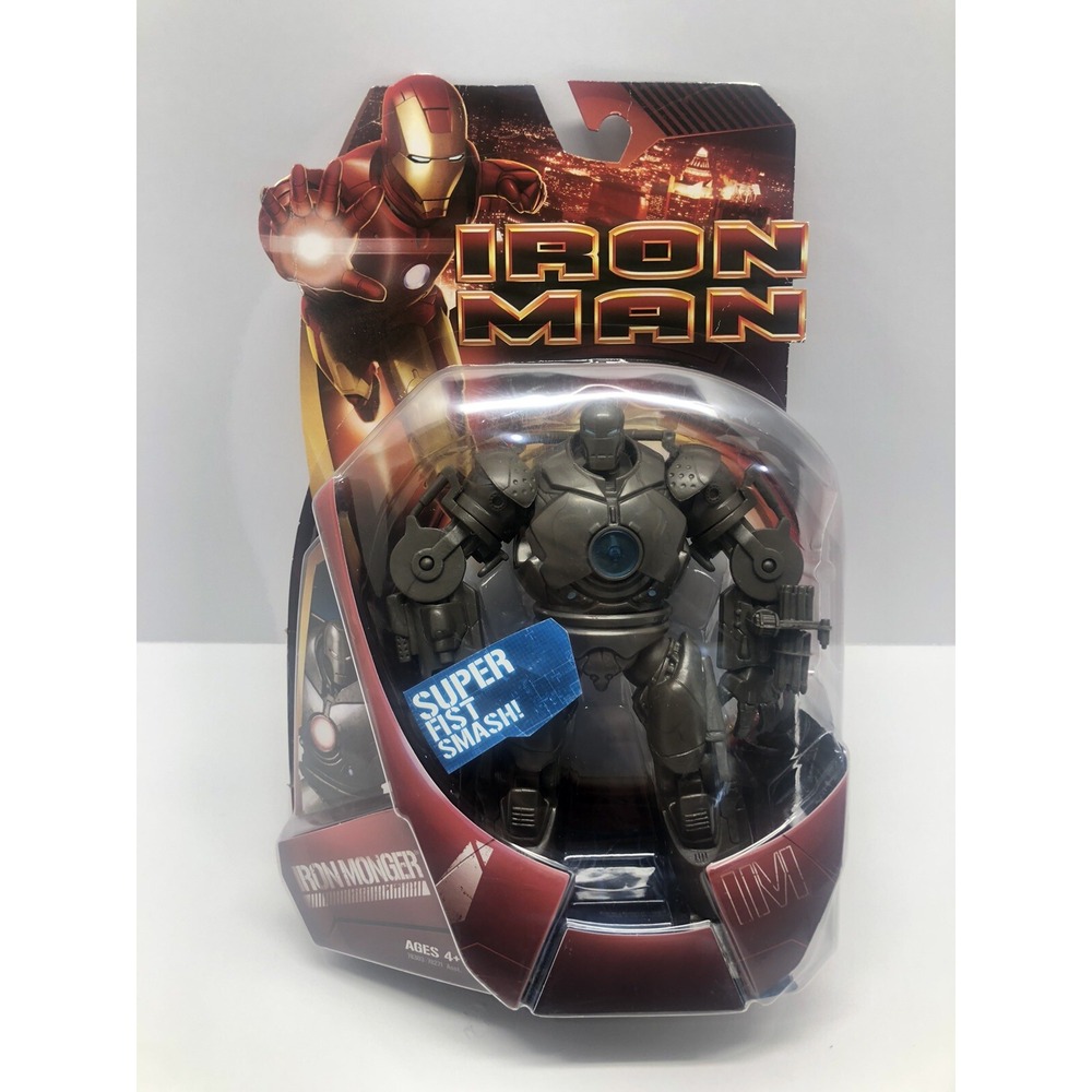 2008 IRON MAN Monger‎ BLUE Super Fist Smash Action Figure